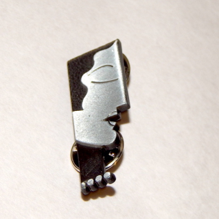 Retro Pin Brooch NZ Made