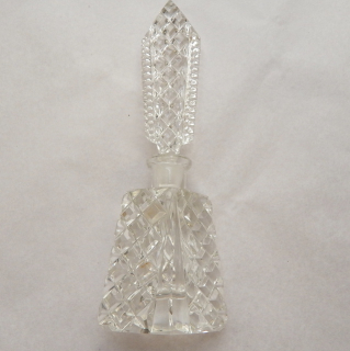Cut Glass Perfume Bottle