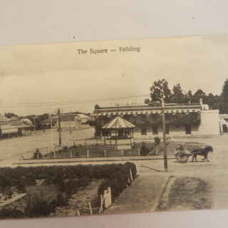 The Square Fielding NZ Postcard