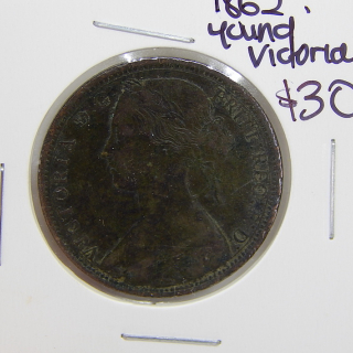 1862 English Penny