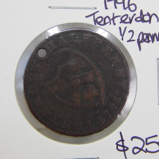 1796 Tenterdon HALF Penny