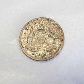 1950's Australian 6 Pence