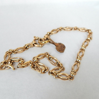 32 Gram 10ct Gold Fancy link necklace