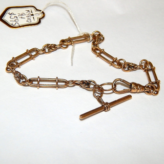 9ct Gold Antique link bracelet