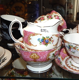 Royal Albert Lady Carlyle Sugar bowl and Cream jug