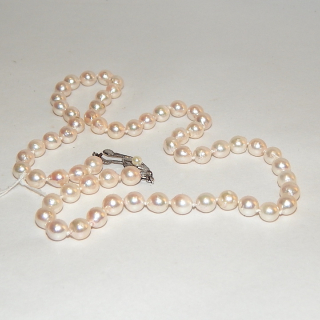 Wonderful String of Sea Cultured Pearls.