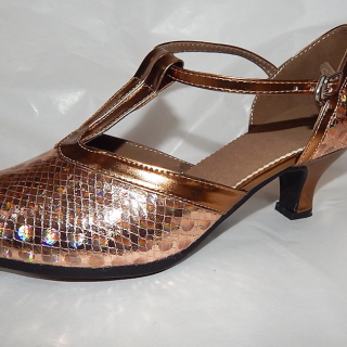 Size 41 Art Deco style Gold Shoes