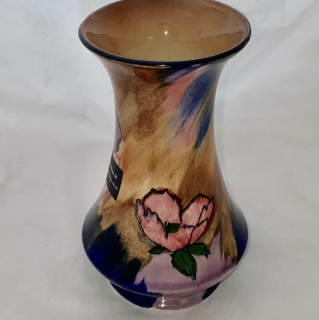 Tunstall hand painted vase