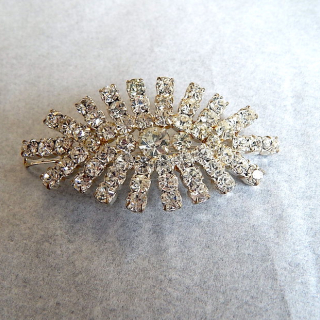 Vintage Diamante Hair Clip | Napier Antiques