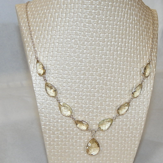 Sterling silver Citrine Necklace