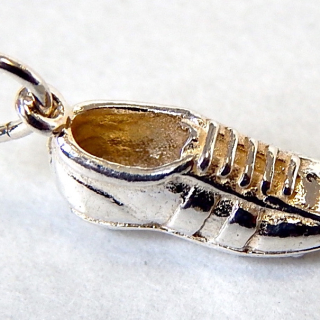 Sterling Silver Rugby or Soccer Boot Charm
