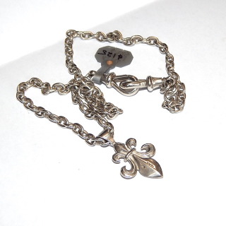 40cm Vintage Sterling Silver Necklace