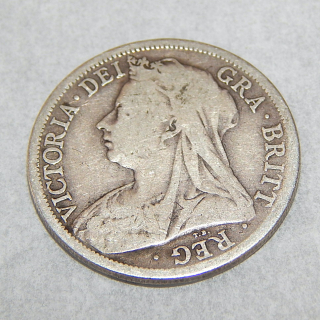 1900 British Half Crown