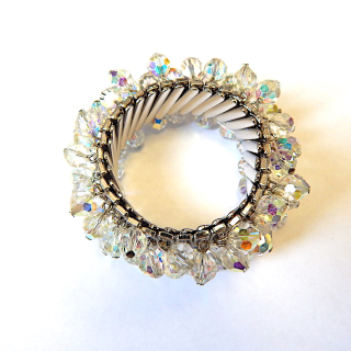 Vintage Crystal Expanding Bracelet
