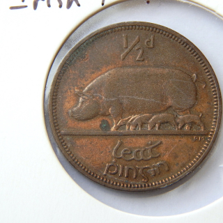 Ireland Half Penny Coin
