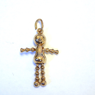 9ct gold Mary Lou Doll Charm
