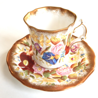 Very Pretty Old Hammersley & Co Coffee Cup and Saucer