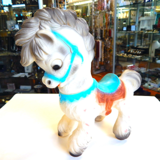 Vintage Rubber Horse Squeeze Toy