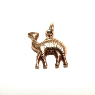 9ct Gold Camel Charm Pendant