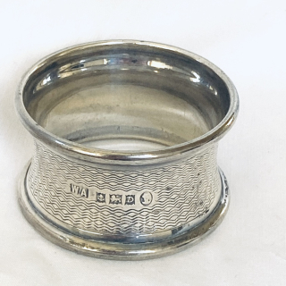 Sterling Silver 1953 Vintage Napkin Ring