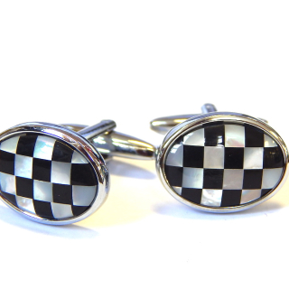 Stylish Mother of Pearl Cuff Links