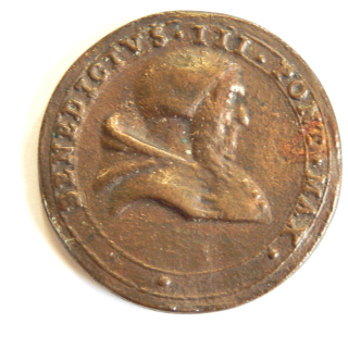 Pope Benedict 111 AD855 - 858 Bronze Medallion