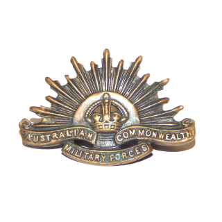 WW1 Australian Rising Sun Badge