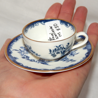 Miniature Royal Worcester Cup and Saucer