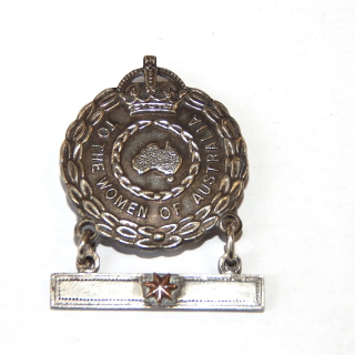 WW2  To the Woman of Australia Military Badge