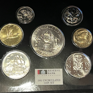 1991 rugby World Cup unc coin set