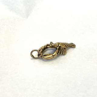 9ct Gold Lobster Charm Pendant