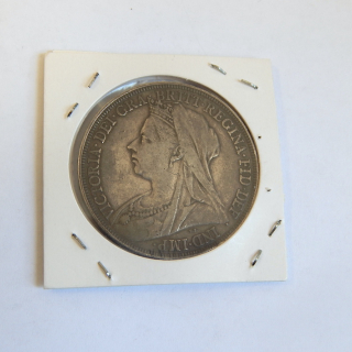 Queen Victoria 1895 Crown Coin