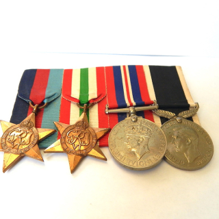 WW2 Medal Group with Italy Star