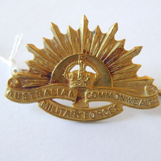 Brass Australian Commonwealth Military Forces Badge