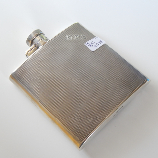 Sterling Silver 1930's Hip Flask