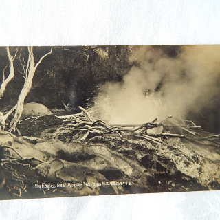 The Eagles Nest Geyser, Wairakei NZ Postcard