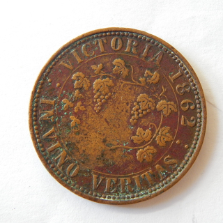 Victoria Australian 1862 Token