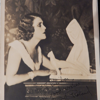 1920's Ruth Roland Signed Movie Photo