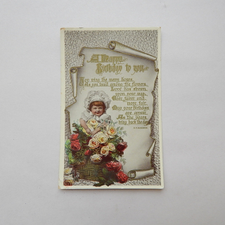 1911 Tucks Birthday Postard