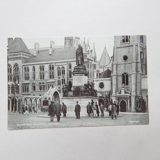Gladstone memorial London Postcard