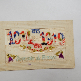 WW1 Silk Postcard