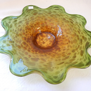 Free Form Murano Art Glass Bowl