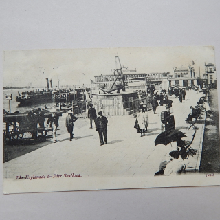 The Esplanade & Pier Southsea Postcard 1904