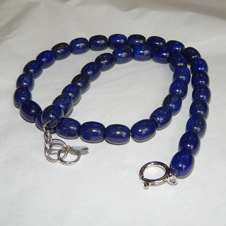 Oval Lapis Lazuli beads 68cm